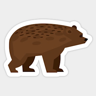 Brown Bear Sticker